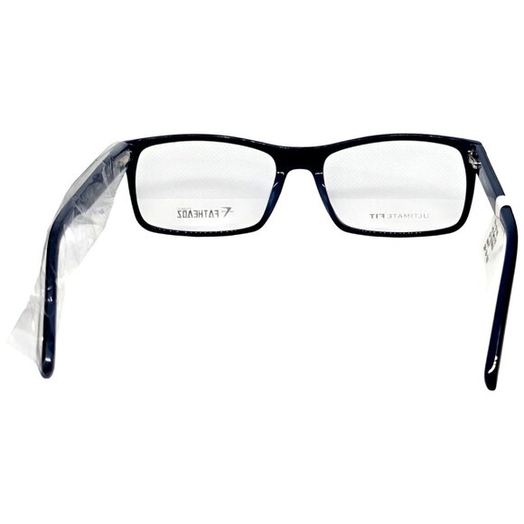 Fatheadz HS Gary Rx Navy Blue Rectangular Eyeglass Frames 58-18-150 Ultimate Fit - Picture 6 of 8